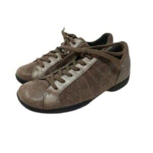 Ziera | Leather Casual lace up comfort shoes Sneakers Brown